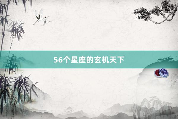 56个星座的玄机天下